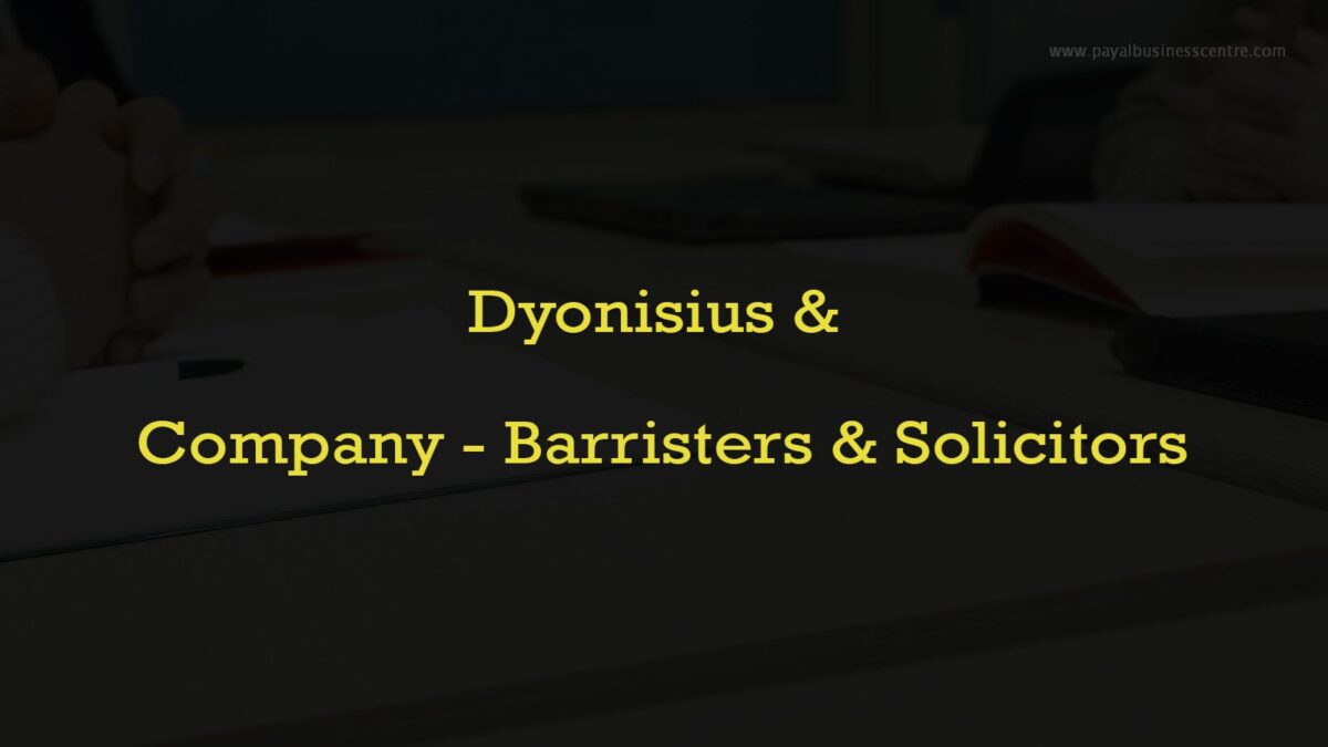 Dyonisius & Company Barristers & Solicitors 212 8120 128 St, Surrey