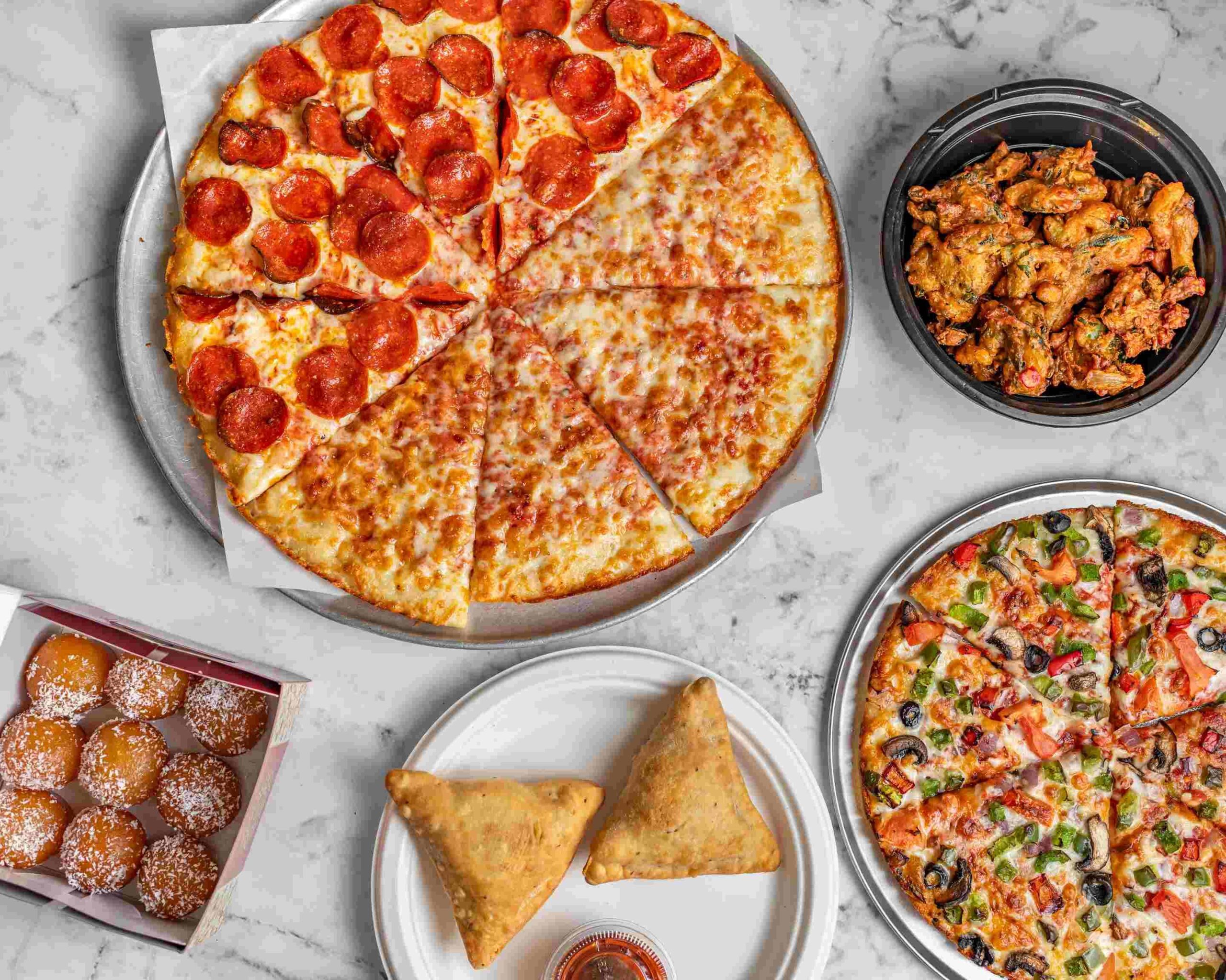 Curry in Surrey & Pizza